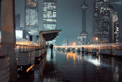 Rain in Shanghai
