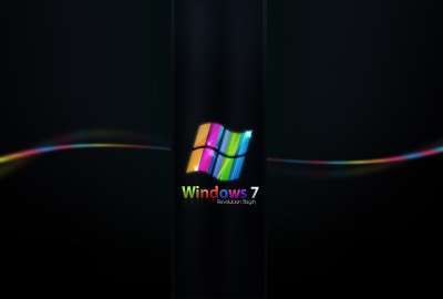 Rainbow Colored Windows 7