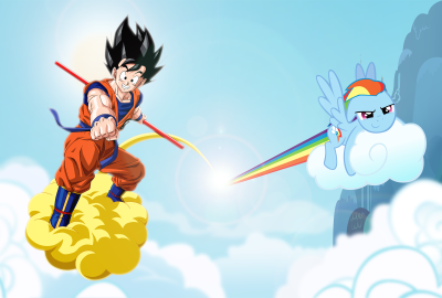 Rainbow Dash Vs Goku