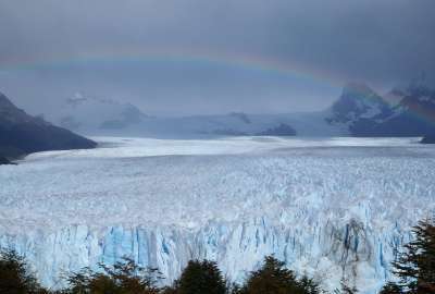Rainbow Over the Perito Moreno Glacier