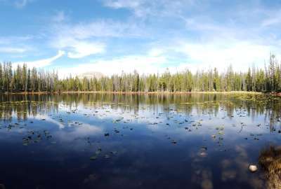 Ran into This Beautiful Lake While Backpacking in Utah