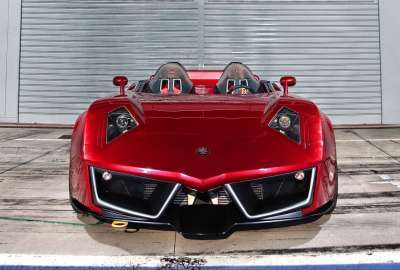 Red Modified Car