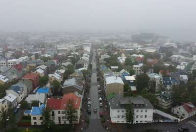 Reykjavik in the Fog