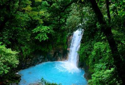 Rio Celeste Waterfall Costa Rica