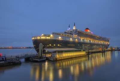 RMS Queen Mary 2 in Liverpool, UK