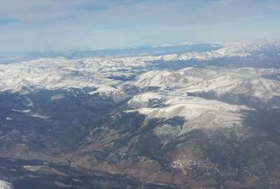 Rocky Mountains on the Way to Denver