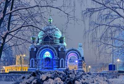 Russian Winter Cathedral