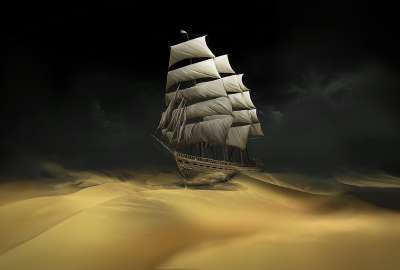 Sand Sailing