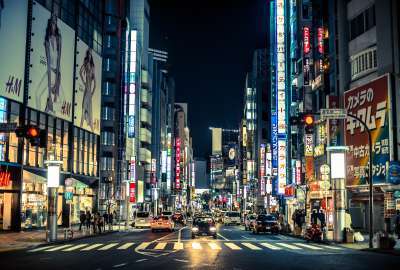 Shibuya Japan at Night