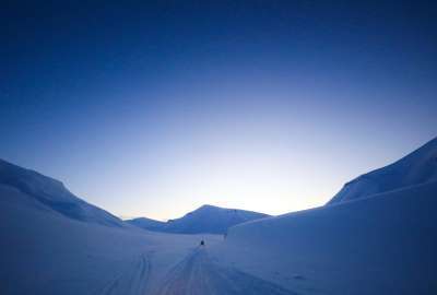 Snow Mountains Svalbard Norway