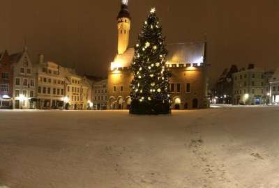 Snowy Tallinn Estonia