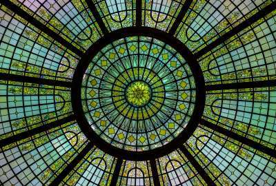 Stained Glass Rotunda Downtown Cleveland
