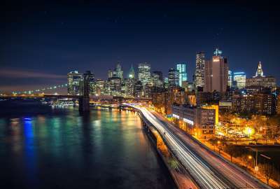 Stellar Night Over Manhattan