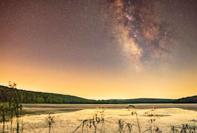 Still Amazed How Clear the Milky Way Was Just Miles West of NYC - Shohola Marsh Reservoir PA