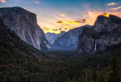 Sunrise on Yosemite Valley Yosemite National Park California