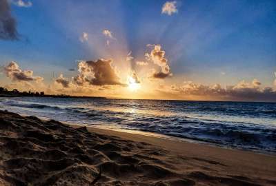 Sunset at Aguadillas Beach Puerto Rico