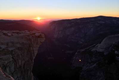 Sunset At Half Dome Yosemite CA USA