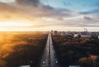 Sunset at Tiergarten Berlin