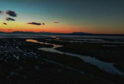 Sunset in Anchorage AK
