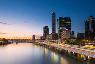 Sunset in Brisbane Australia