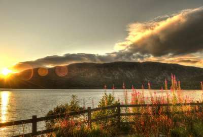 Sunset Loch Ness Lake