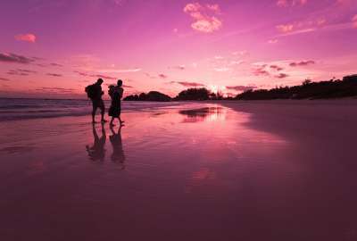 Sunset on Horseshoe Bay Beach Bermuda