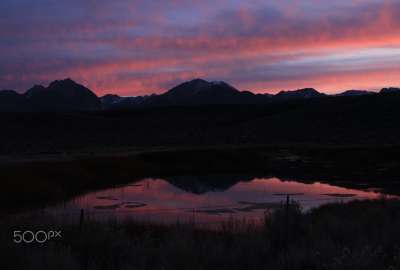 Sunsetting Over the Eastern Sierras
