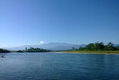 The Beautiful Jia Bhorelli River in Assam India
