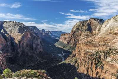 The End of the Hike Up to Angels Landing - Zion National Park UT