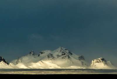 The Langjokull Mountains of Iceland