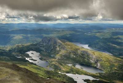 The Majestic View From Gaustatoppen Norway