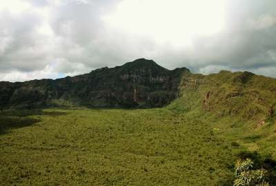 Crater of Mt Longonot Kenya