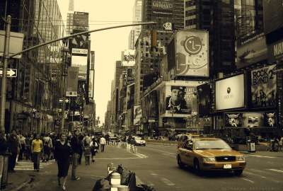 This Magnificent Looking Busy Streets of Yellow New York