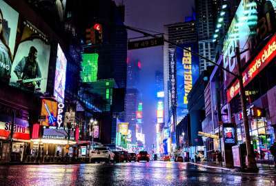 Times Square Drizzle