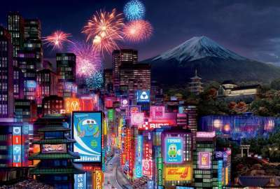 Tokyo City in Cars 2