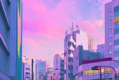 Tokyo Soft Morning Colours