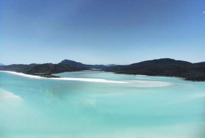 Turquoise Waters of Hill Inlet in the Whitsunday Islands Queensland Australia
