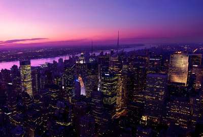 Twilight in New York City