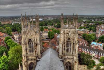 View From York Minster England