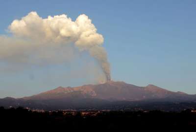 Volcano Mount Etna Sicily Magnitude Earthquake Northern California