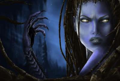 Girl Fantasy Halloween Black Sorceress