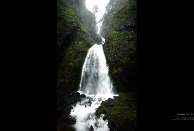 Waterfall Black And White