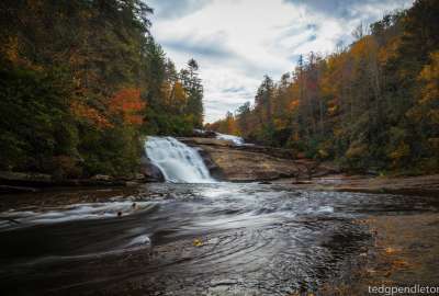 Waterfall in DuPont State Forest - Brevard NC