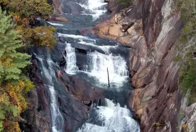 Waterfall in Tallulah Gorge State Park Georgia USA