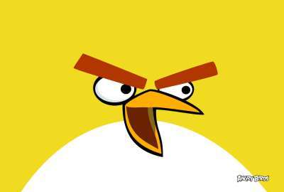 Yellow Bird in Angry Birds