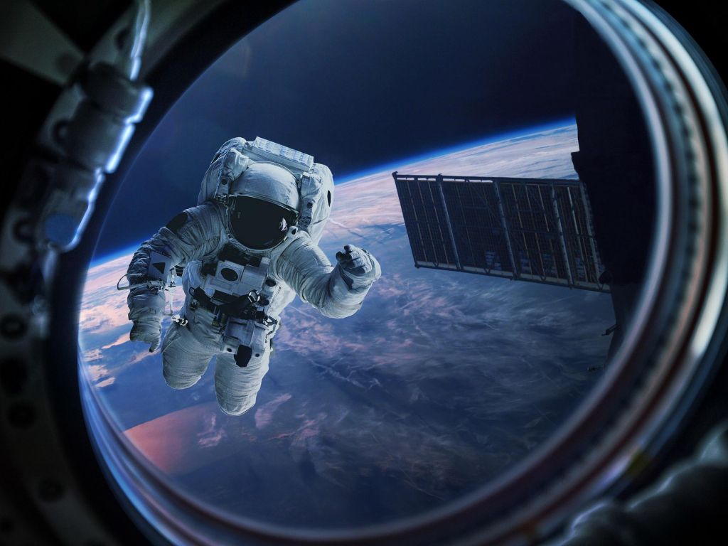 Astronaut in the Space wallpaper