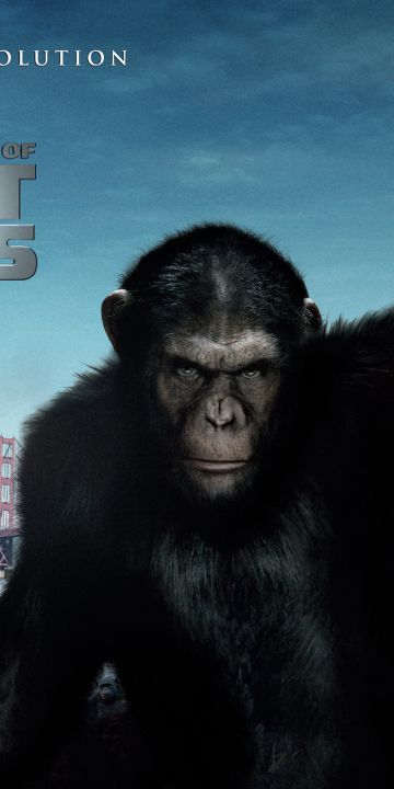 Rise of the Planet of the Apes wallpaper in 360x720 resolution