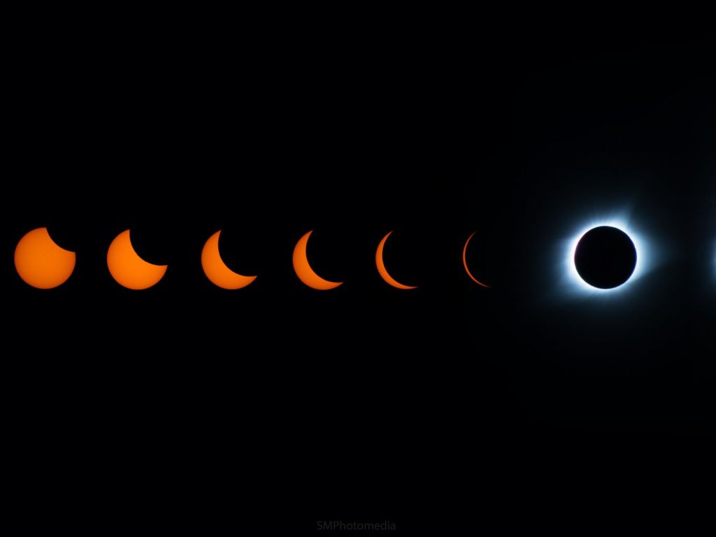 Solar Eclipse Composite and More Sizes wallpaper