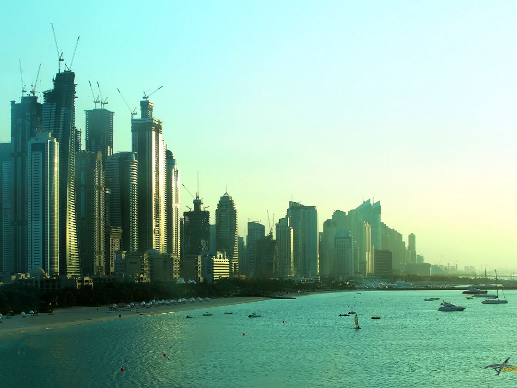 7 Dubai Marina Shore wallpaper