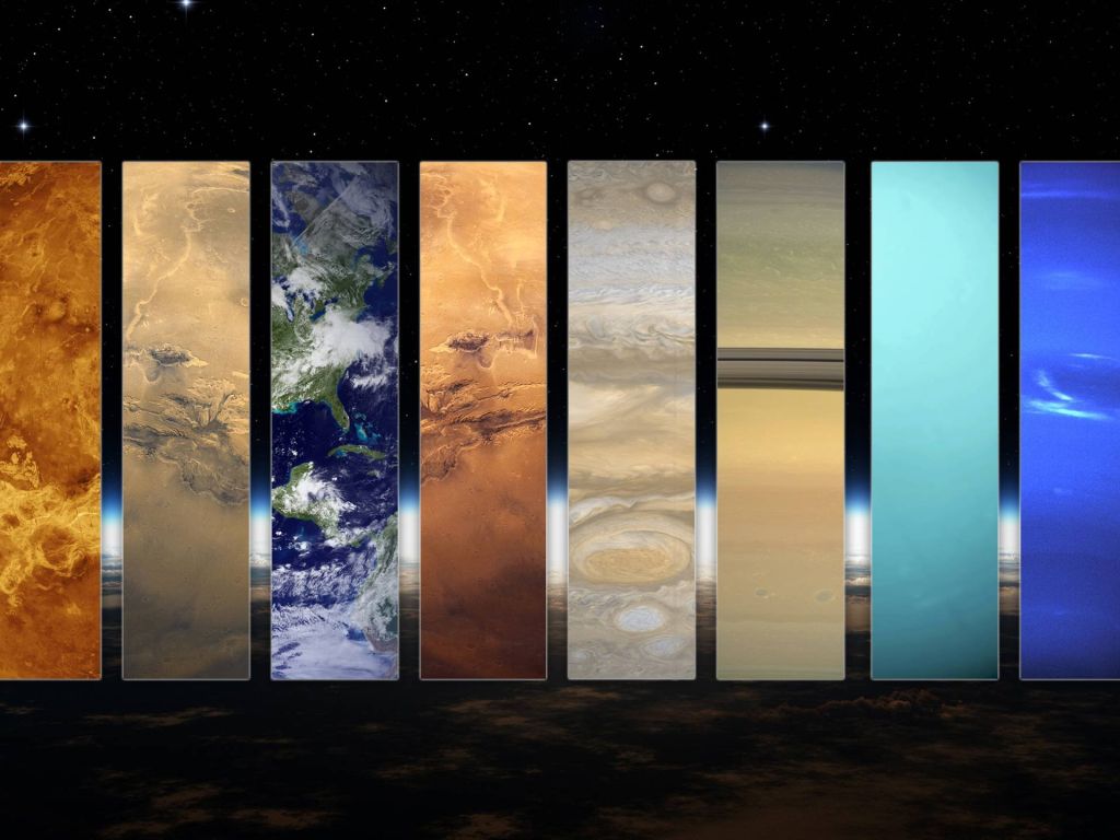 Pillars of the Solar System wallpaper